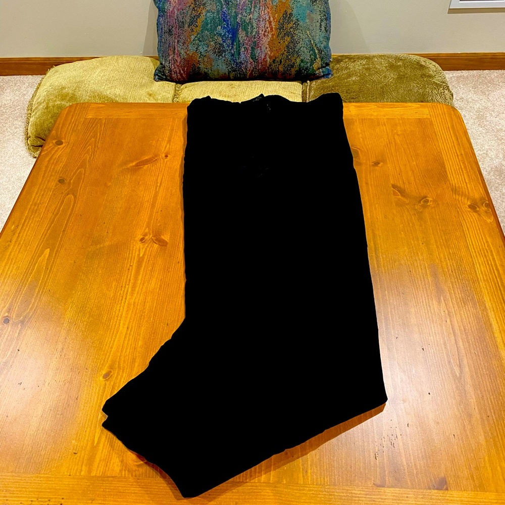Talbots, size 12, straight leg, Back Velvet Pant, fully lined, size zipper.